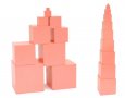 ПРОМО ! Кафява Стълба + Розова Кула Монтесори голям размер /ограничени бройки, снимка 7