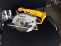 Dewalt 14,4v ръчен акумулаторен циркуляр , боди без батерия и зарядно, снимка 1
