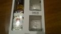 поръчани-стъкло-само стъкло-jim beam-празна бутилка и 2 чаши за колекция, снимка 3