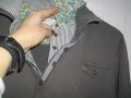 Дамска блуза "Esprit" с двойна яка / памучна блуза с избелващ ефект, снимка 1 - Блузи с дълъг ръкав и пуловери - 14016242
