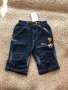 НОВИ 3/4 детски дънкови панталони за момче, снимка 1 - Къси панталони - 24823302