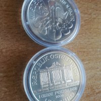 Сребърна монета "Виенска филхармония", снимка 1 - Нумизматика и бонистика - 24832521