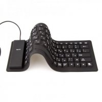 Силиконова USB клавиатура - леснопреносима и удобна, снимка 9 - Клавиатури и мишки - 21287907