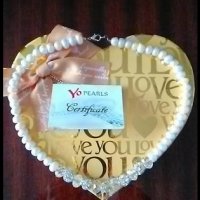 Колие от естествени перли с ПЛАНИНСКИ КРИСТАЛ, снимка 1 - Подаръци за жени - 22322400