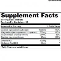 HAYA LABS Calcium Magnesium & Zinc with Vitamin D / 90 Tabs., снимка 2 - Хранителни добавки - 23106863