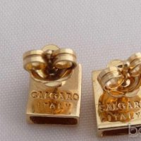 Среб.маркови обеци-"Calgaro"-Gold-проба-925. Закупени от Италия., снимка 10 - Обеци - 21355503