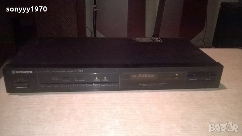 pioneer f-223 stereo tuner-made in japan-внос англия, снимка 1