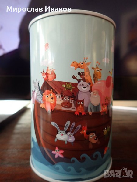 детска метална касичка , снимка 1