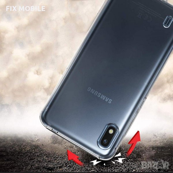 Samsung Galaxy A10 ултра тънък прозрачен гръб/кейс, снимка 1