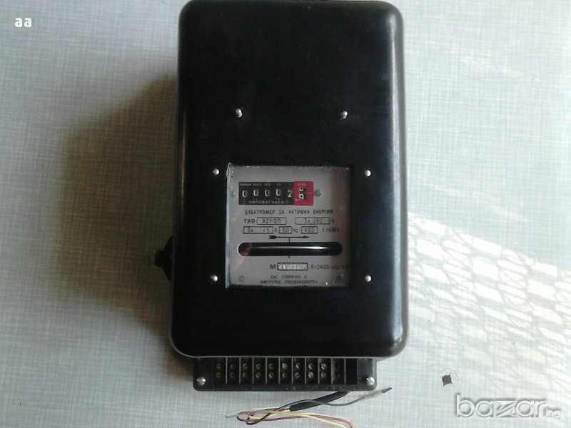 Електромер еднотарифен трифазен, снимка 1