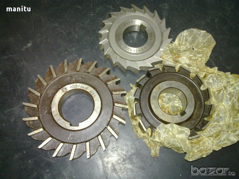 тристранни циркулярни палцови модулни фрези, снимка 1