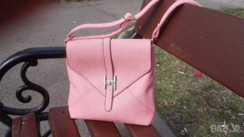 Чанта в розово, квадрат, снимка 1