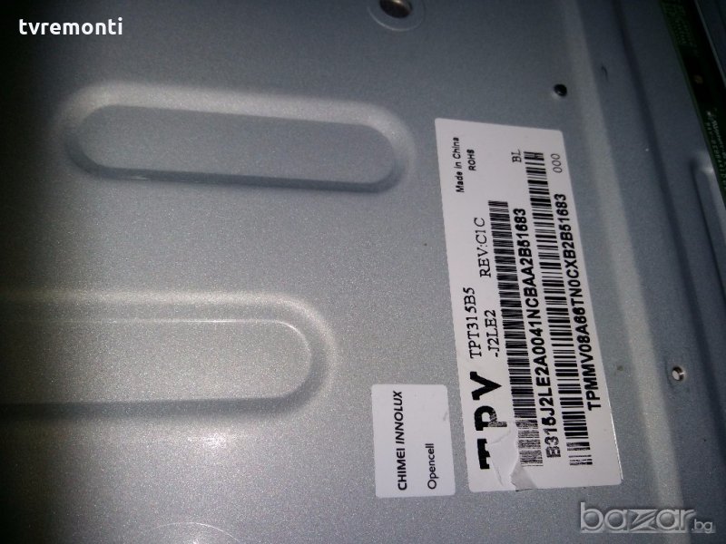 LED TV PANEL TPT315B5-J2LE2  LED BACKLIGHT DIOD, снимка 1