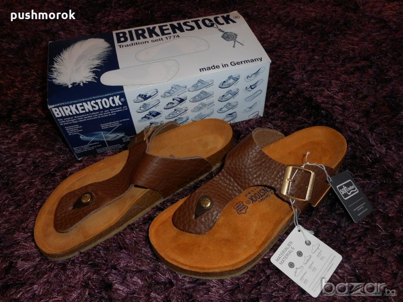 Birkenstock Ramses Mens Toe Separator - Brown (dark brown), снимка 1