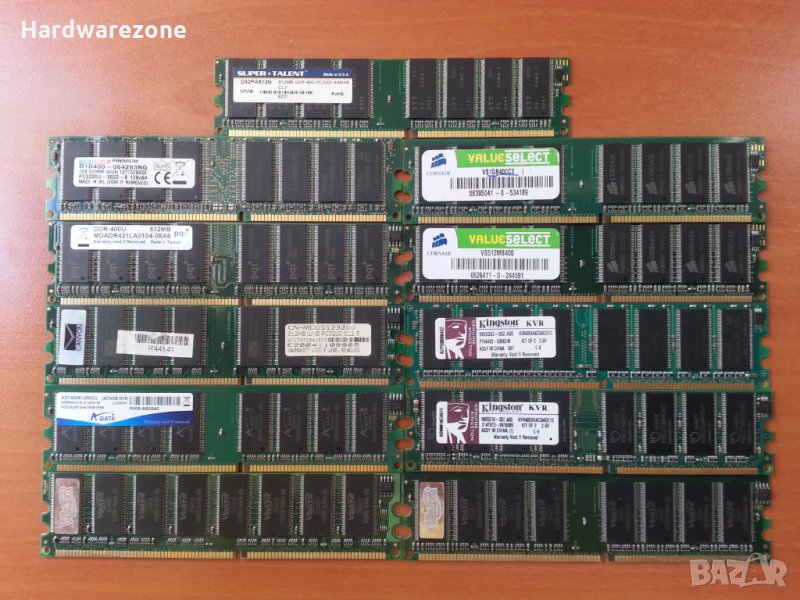 DDR 400 PC3200 1GB, 512MB, DDR2 800, снимка 1
