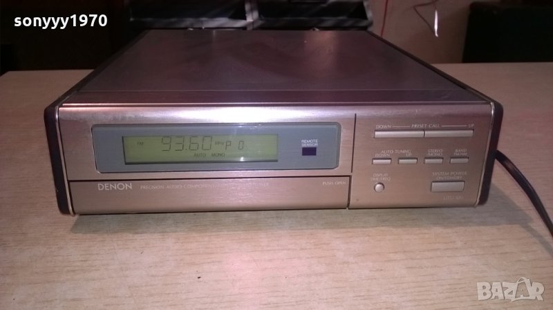 denon stereo tuner-made in germany-220v-внос англия, снимка 1
