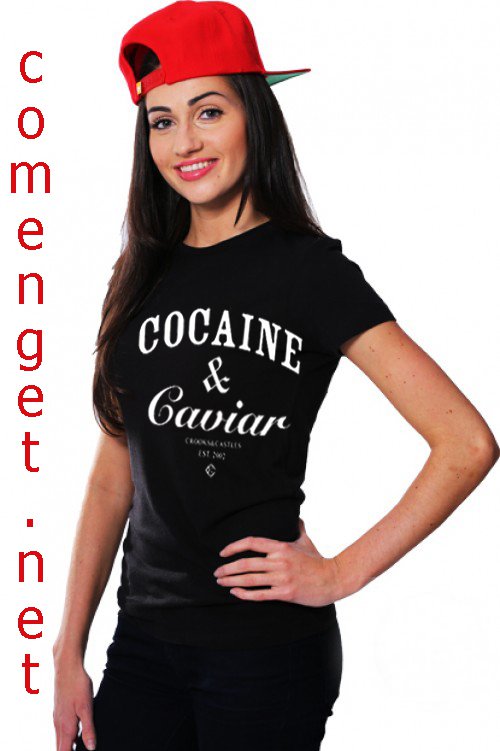 New! Уникална дамска тениска Cocaine с Caviar дизайн! Създай модел по Твой  дизайн, свържи се нас! в Тениски в гр. Стара Загора - ID7741491 — Bazar.bg