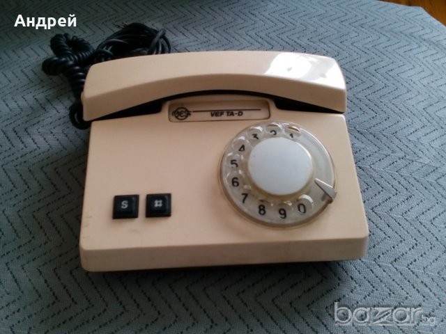 Телефон,телефонен апарат ВЕФ,VEF TA-D, снимка 1 - Антикварни и старинни предмети - 20695932