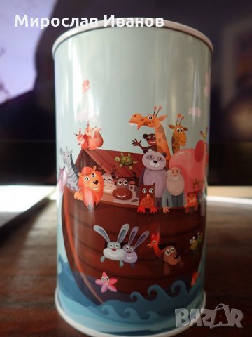 детска метална касичка , снимка 1