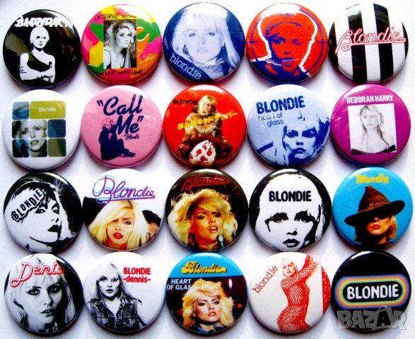 Значки на Blondie, снимка 1 - Други ценни предмети - 24867770