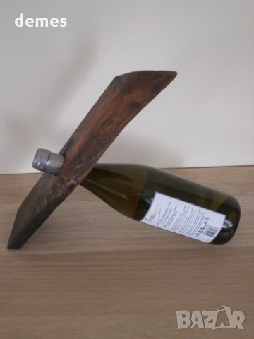  Поставка за вино от тик от Зимбабве, снимка 13 - Кухненски принадлежности - 23443472