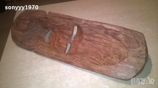 дървена маска-50х16см-внос швеицария, снимка 12 - Колекции - 25915659