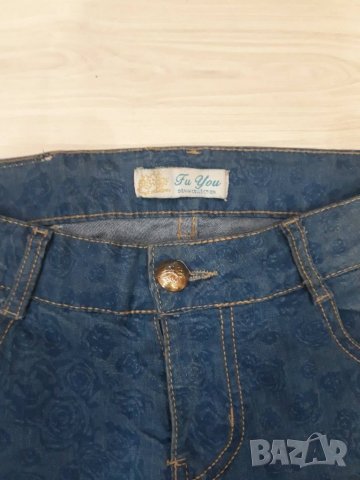Сини дънки For You с розички , снимка 3 - Детски панталони и дънки - 23232692