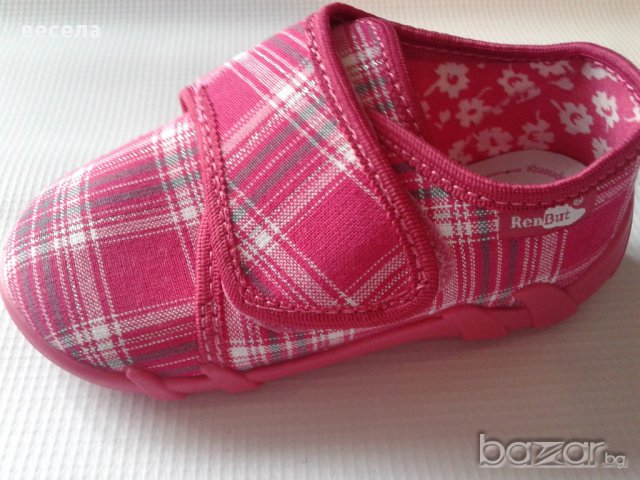 Детски пантофки от памучен текстил с дишаща подметка, снимка 3 - Бебешки обувки - 9856736