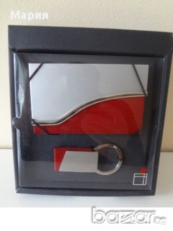 Луксозен комплект-визитник + ключодържател, снимка 2 - Дамски - 11766549