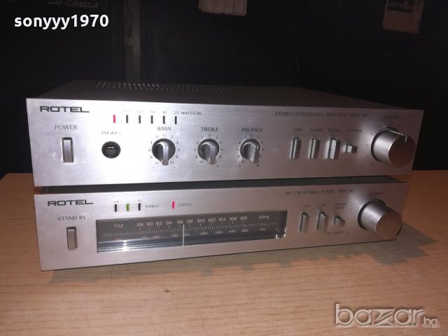 rotel-amplifier+tuner-made in japan-внос швеицария