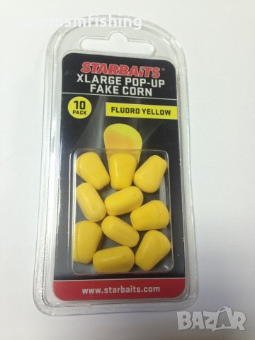Плуваща царевица Starbaits Pop-up Fluoro Yellow- XL, снимка 1 - Такъми - 25033739