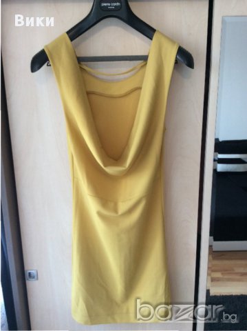 рокля цвят горчица , снимка 1 - Рокли - 15991865