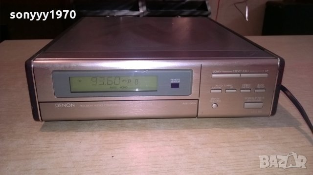 denon stereo tuner-made in germany-220v-внос англия, снимка 1 - Ресийвъри, усилватели, смесителни пултове - 22845597