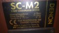 denon sc-m2-2х70watts/6ohms-2броя тонколони-внос швеицария, снимка 17