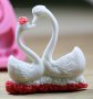 двойка влюбени лебеди лебед силиконов молд калъп форма украса декорация торта глина шоколад и др, снимка 2