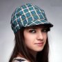 Тюркоазена шапка - каскет, снимка 1 - Шапки - 25675624