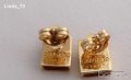 Среб.маркови обеци-"Calgaro"-Gold-проба-925. Закупени от Италия., снимка 10