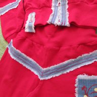 Спортен комплект от червен суичър и панталон, нов, размер 116, снимка 14 - Детски комплекти - 17861153
