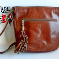 Дамска кожена чанта внос от Франция., снимка 1 - Чанти - 23200361