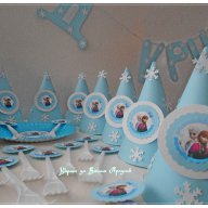 украса и аксесоари с Анна и Елза за детски рожден ден, снимка 6 - Други - 14198883
