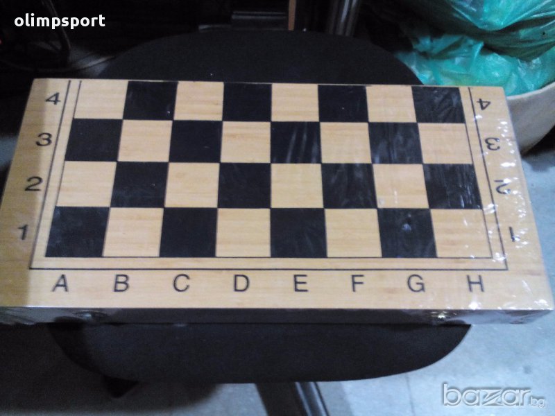 Шах и табла 49х49 см нов комплект, снимка 1