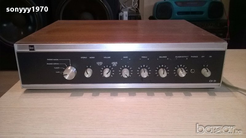 dual cv31 amplifier-made in germany-внос SWISS, снимка 1