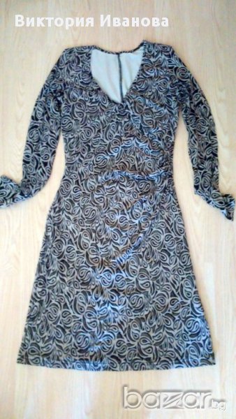 Сива елегантна рокля, снимка 1