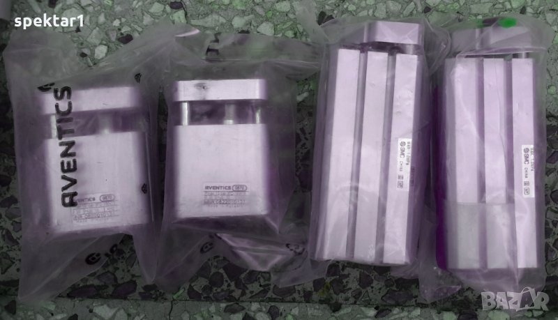 маркови къси пнематични цилиндри пневматичен цилиндър двоен, снимка 1