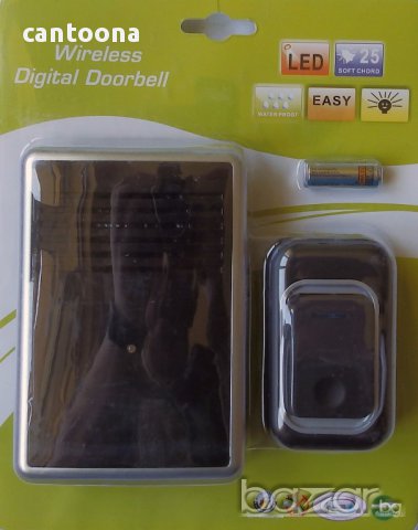 Безжичен електронен звънец  за врата на батерии - DS-3903