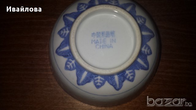 Традиционни Китайски купи за ориз с порцеланови лъжици, снимка 5 - Прибори за хранене, готвене и сервиране - 13658724