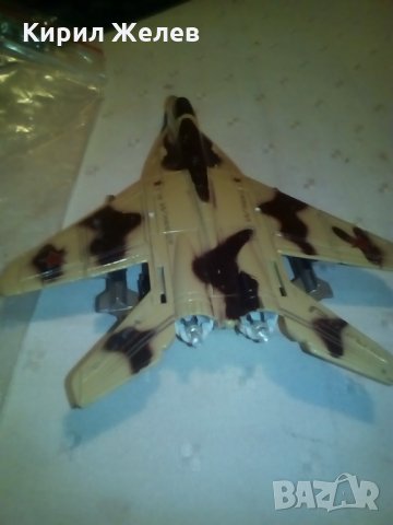 Метално самолетче-4525, снимка 3 - Други ценни предмети - 24130978