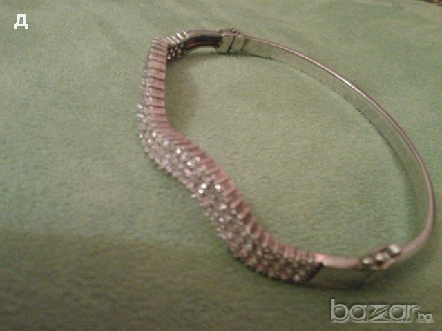 Чисто нова сребърна гривна с покритие от родий, снимка 3 - Гривни - 13358274