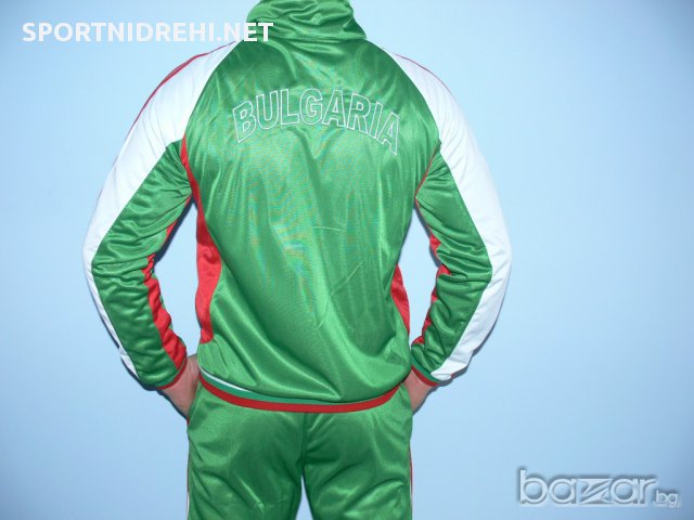 Мъжки спортен екип БЪЛГАРИЯ 485, бяло, зелено, червено, полиестер. , снимка 7 - Спортни дрехи, екипи - 7292112