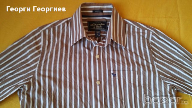 Мъжка риза Abercrombie & Fitch /Аберкромби енд фич, 100% оригинал, снимка 8 - Ризи - 17927190